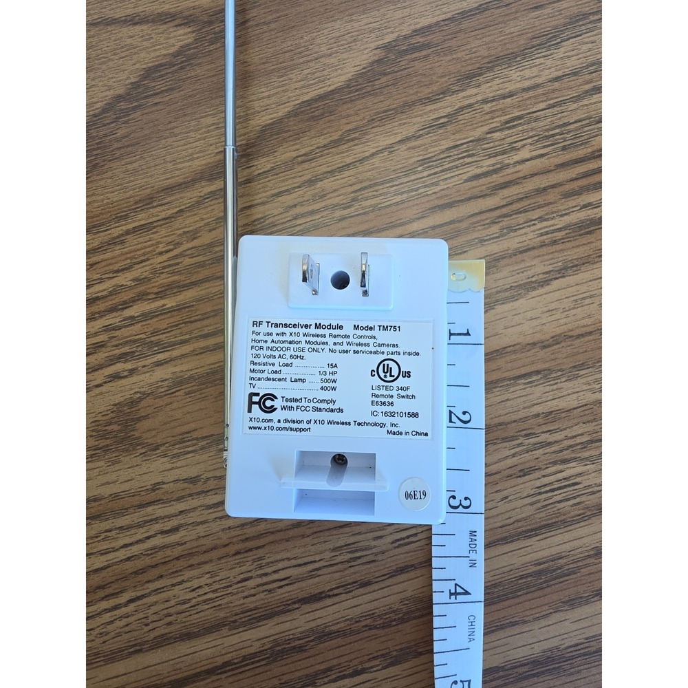 X-10 POWERHOUSE TM751 Transceiver Module X10 Protocol Smart Home Compatible - Picture 7 of 12